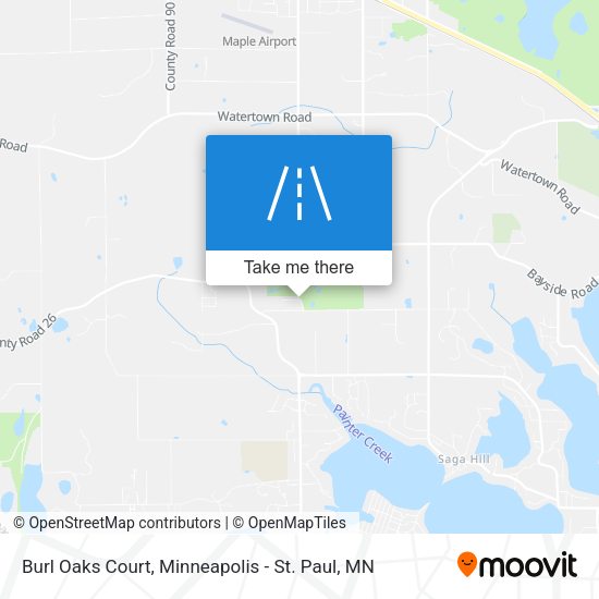 Burl Oaks Court map