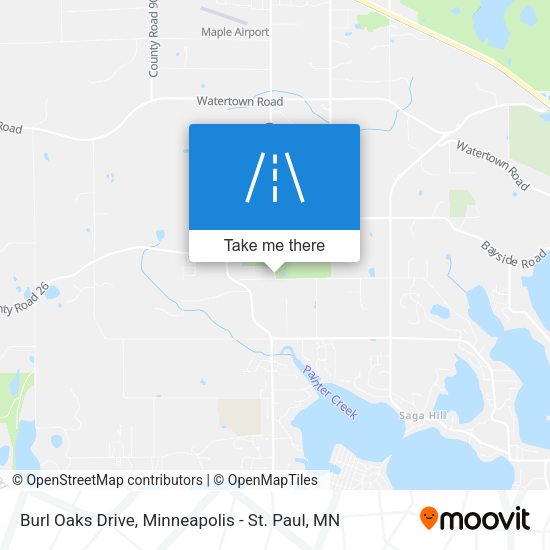 Burl Oaks Drive map