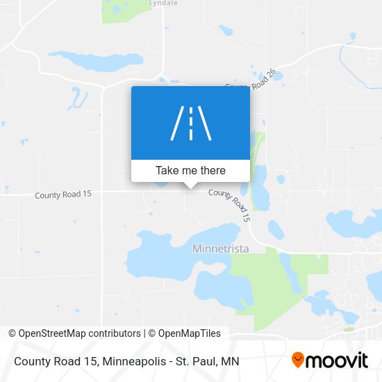 County Road 15 map