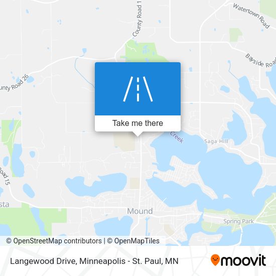 Langewood Drive map