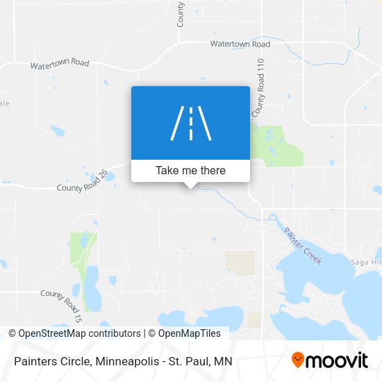 Mapa de Painters Circle