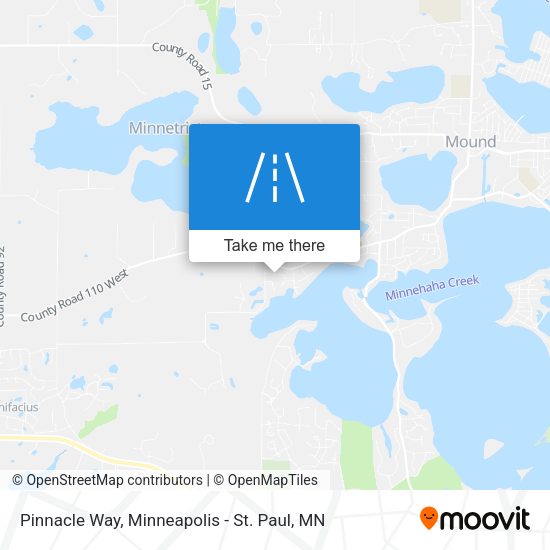 Pinnacle Way map
