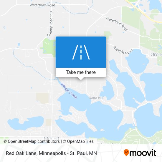 Red Oak Lane map