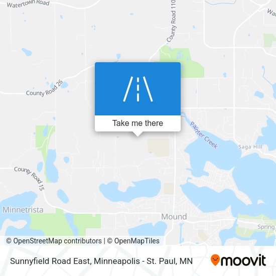 Mapa de Sunnyfield Road East