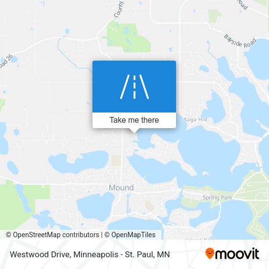 Westwood Drive map