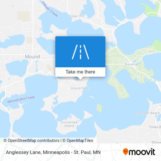 Anglessey Lane map