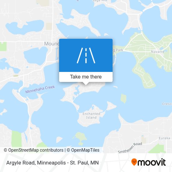 Argyle Road map