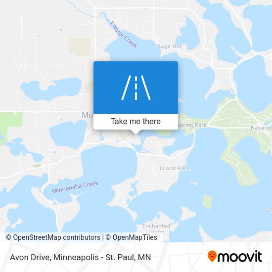 Avon Drive map