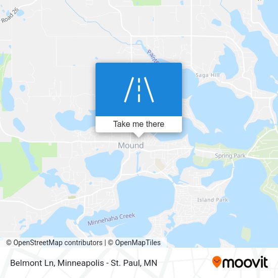 Mapa de Belmont Ln