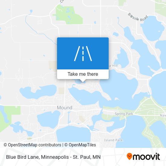 Blue Bird Lane map