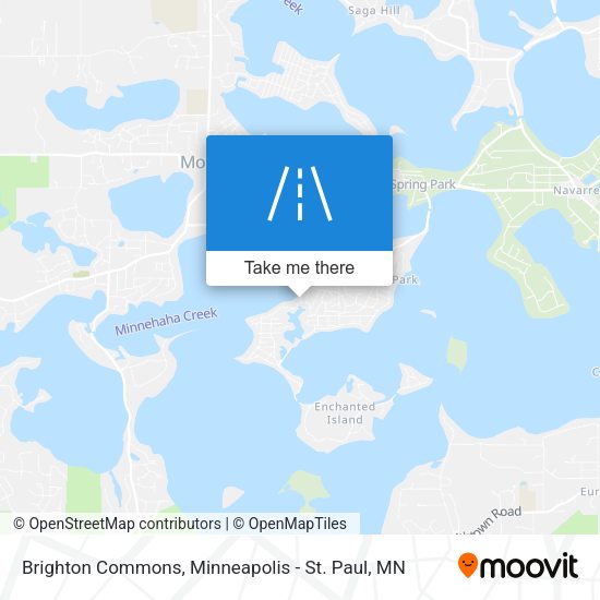 Brighton Commons map