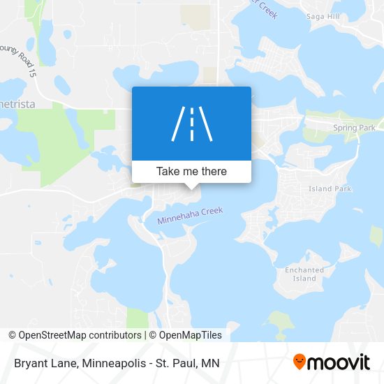 Bryant Lane map