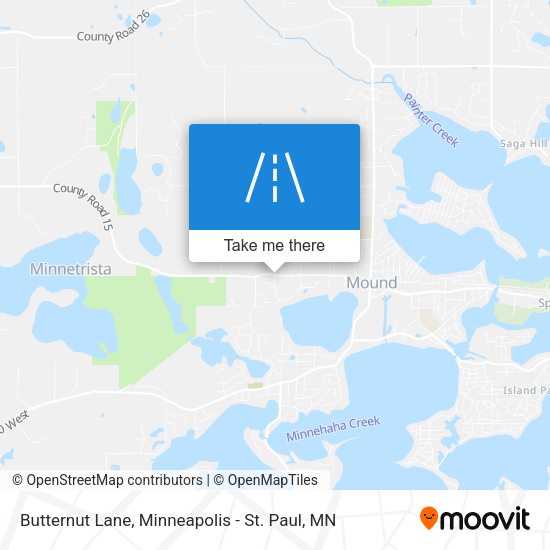 Mapa de Butternut Lane
