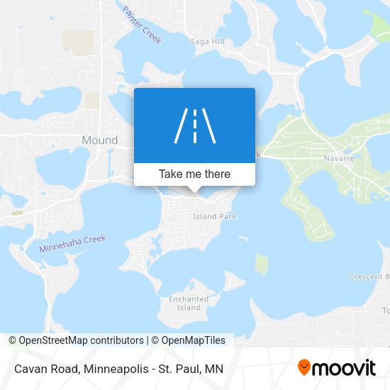 Mapa de Cavan Road
