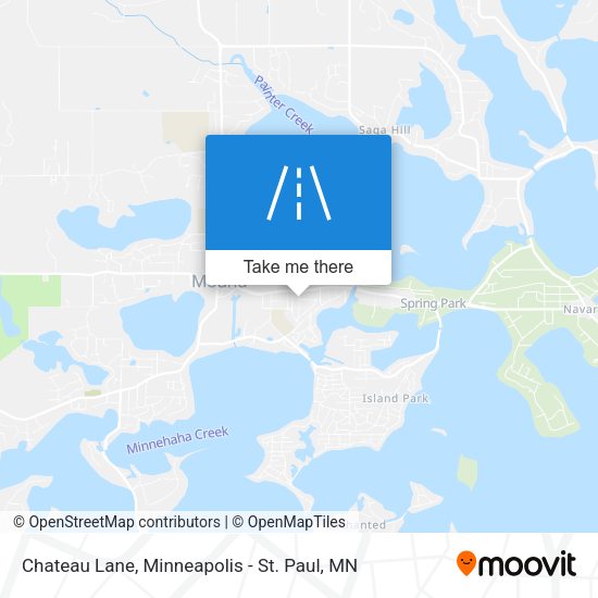 Chateau Lane map
