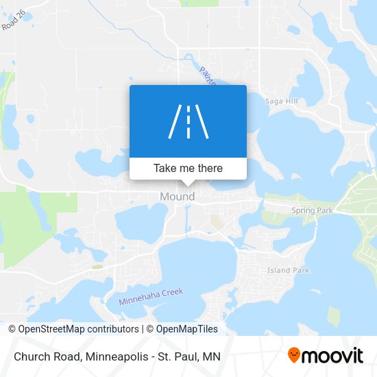 Mapa de Church Road