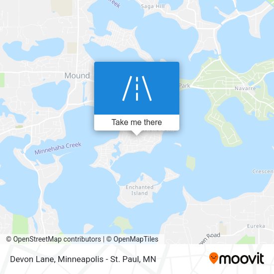 Mapa de Devon Lane