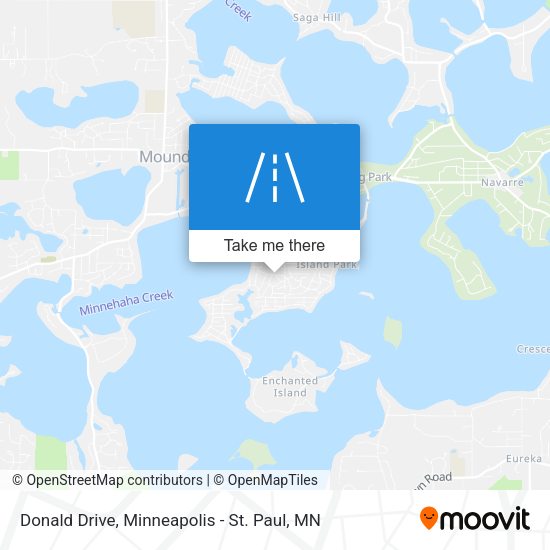 Donald Drive map