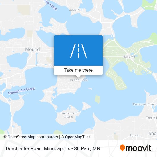 Dorchester Road map