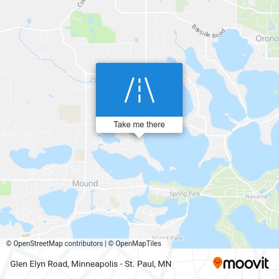 Glen Elyn Road map