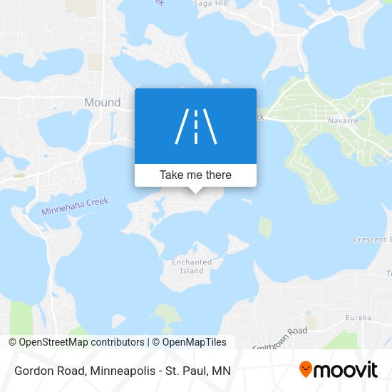 Gordon Road map