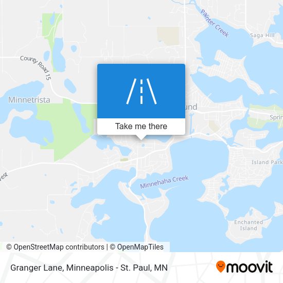 Granger Lane map