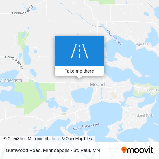 Mapa de Gumwood Road