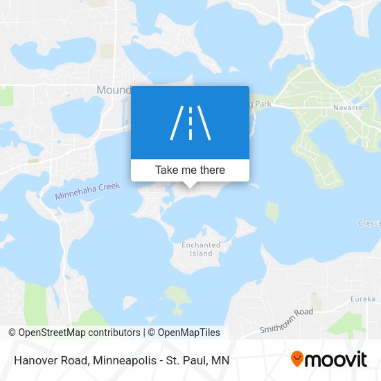 Hanover Road map