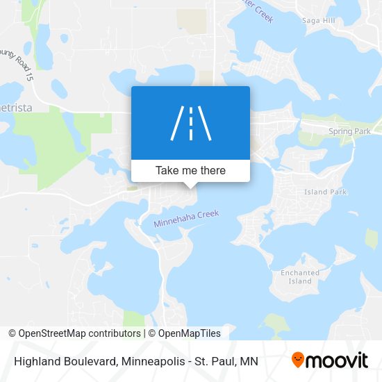 Mapa de Highland Boulevard