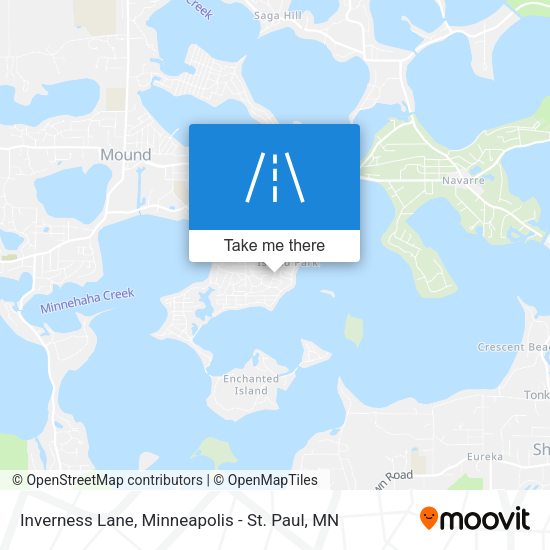 Mapa de Inverness Lane
