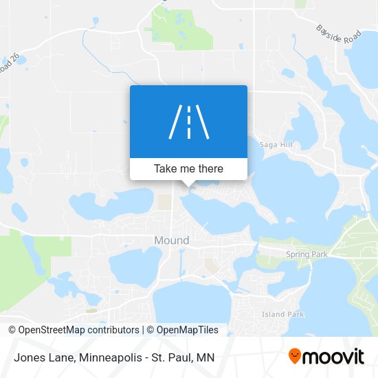 Jones Lane map