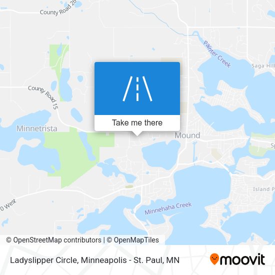 Mapa de Ladyslipper Circle