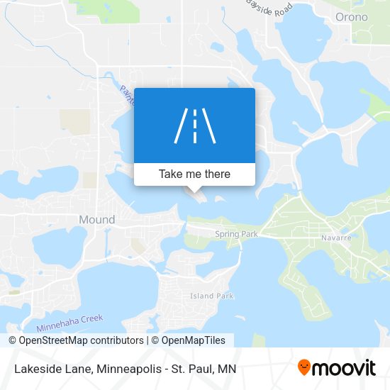 Lakeside Lane map