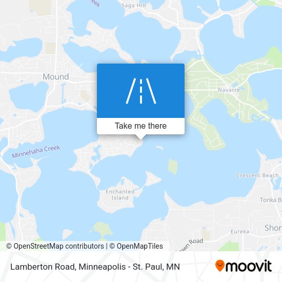 Mapa de Lamberton Road