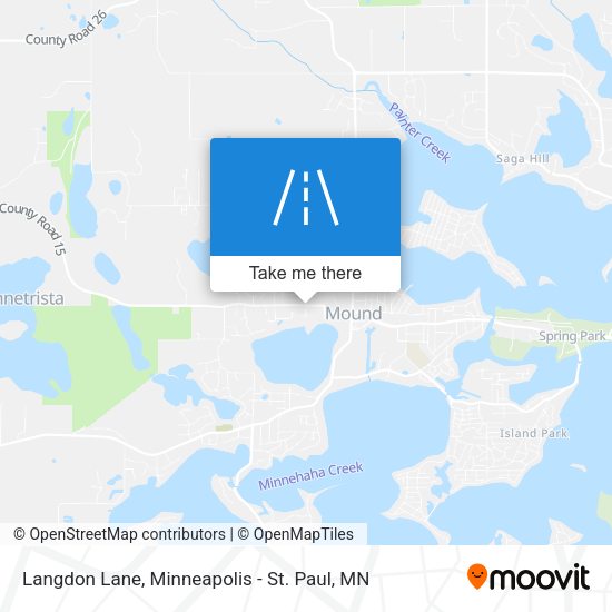 Mapa de Langdon Lane