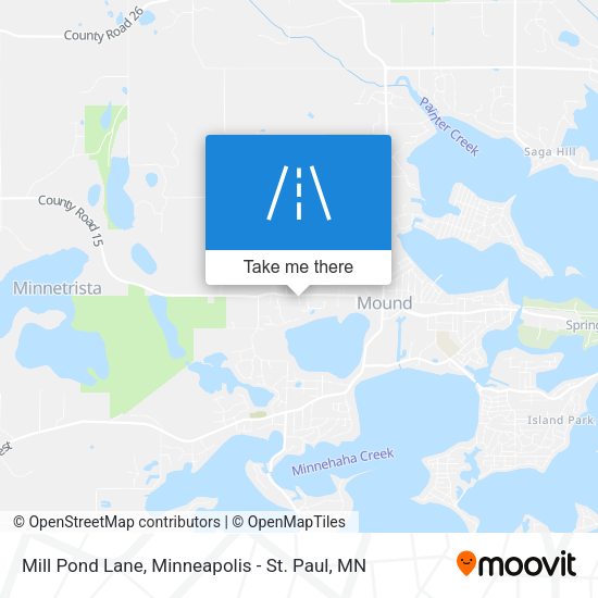 Mill Pond Lane map