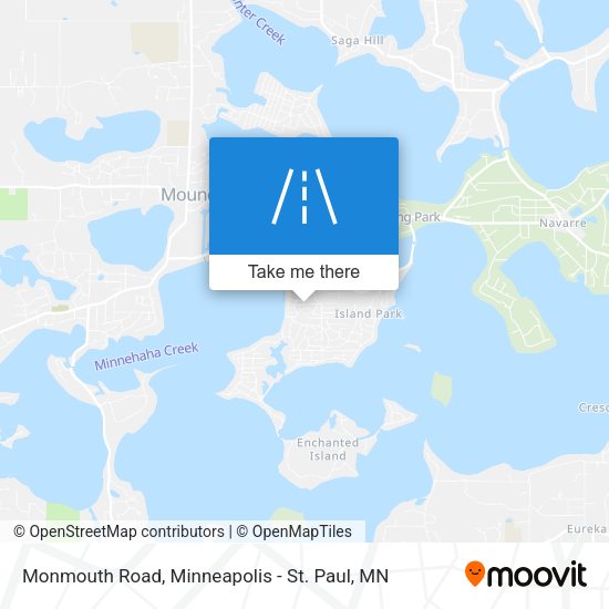 Monmouth Road map
