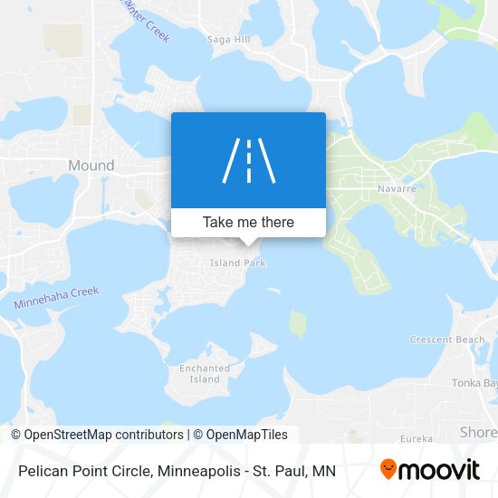 Pelican Point Circle map