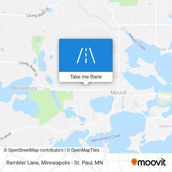 Rambler Lane map
