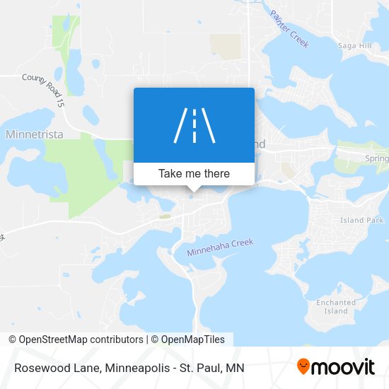 Rosewood Lane map