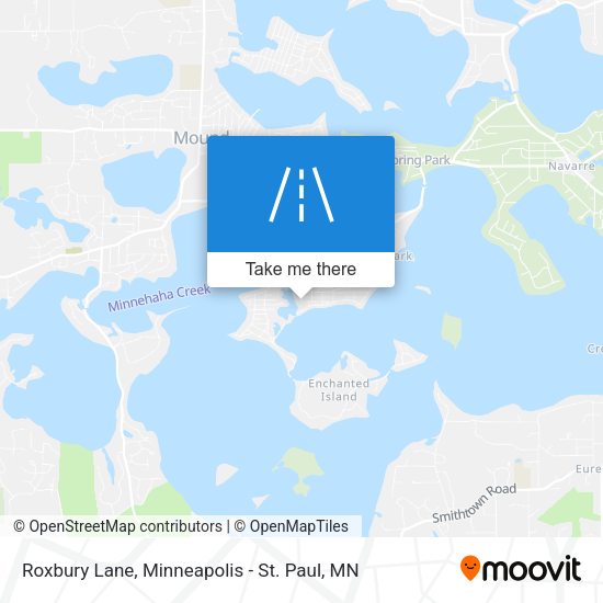 Roxbury Lane map
