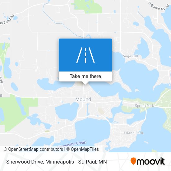 Sherwood Drive map