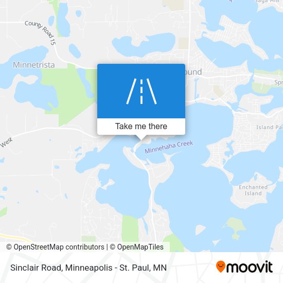 Sinclair Road map