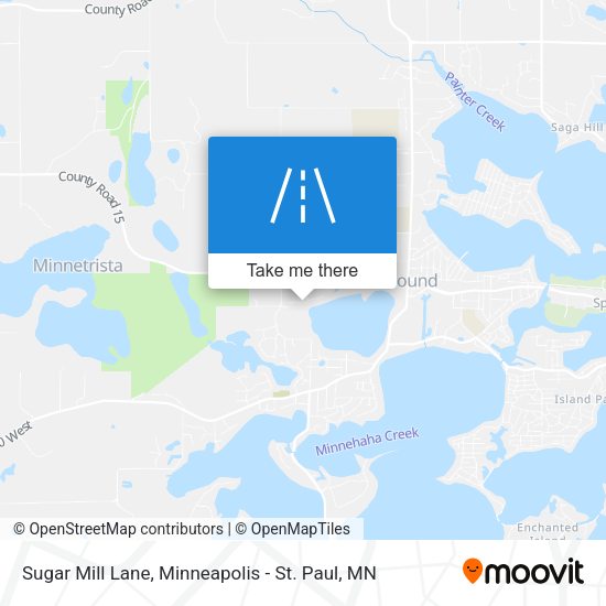 Sugar Mill Lane map