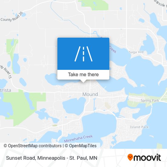 Mapa de Sunset Road