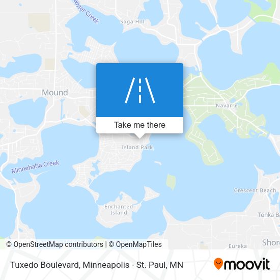 Tuxedo Boulevard map