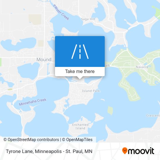 Tyrone Lane map