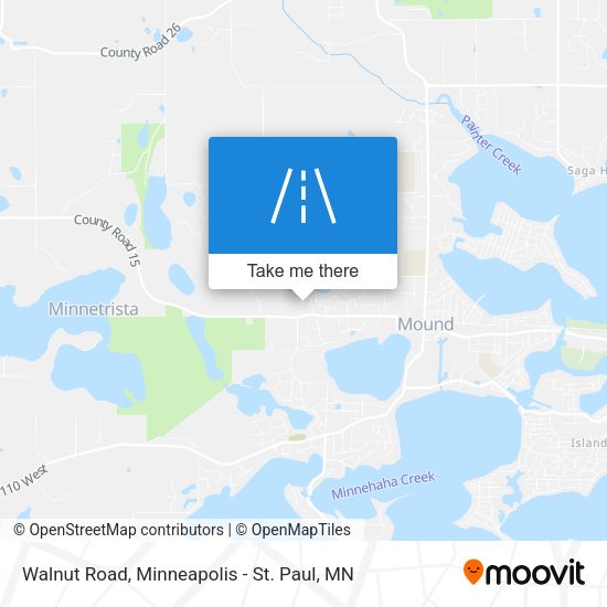 Walnut Road map