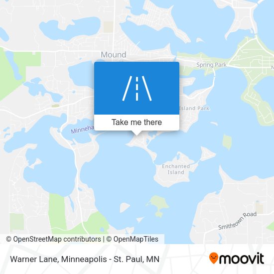 Warner Lane map