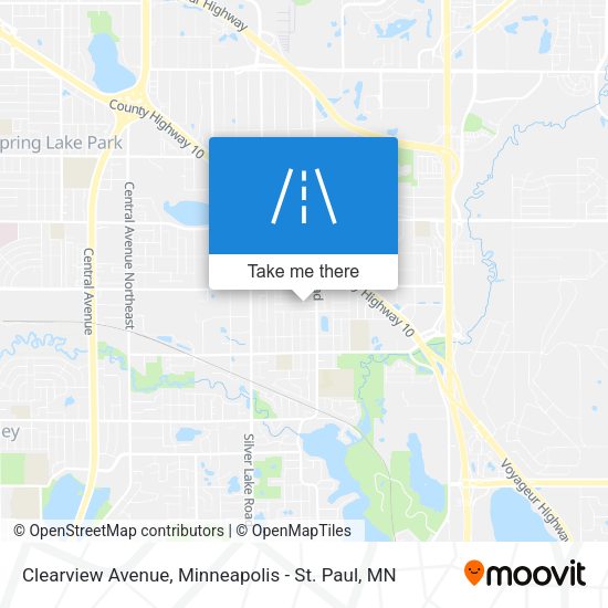 Clearview Avenue map